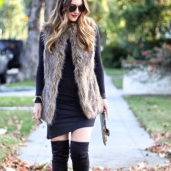 Rachel Zoe Jackets & Blazers - Rachel Zoe Faux Fur Grey Vest